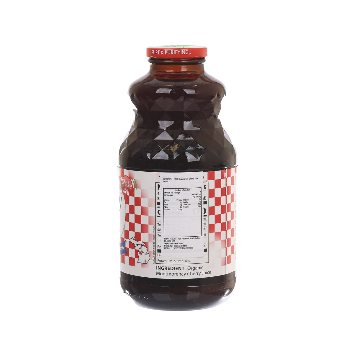EDEN Organic Tart Cherry Juice  (946mL)