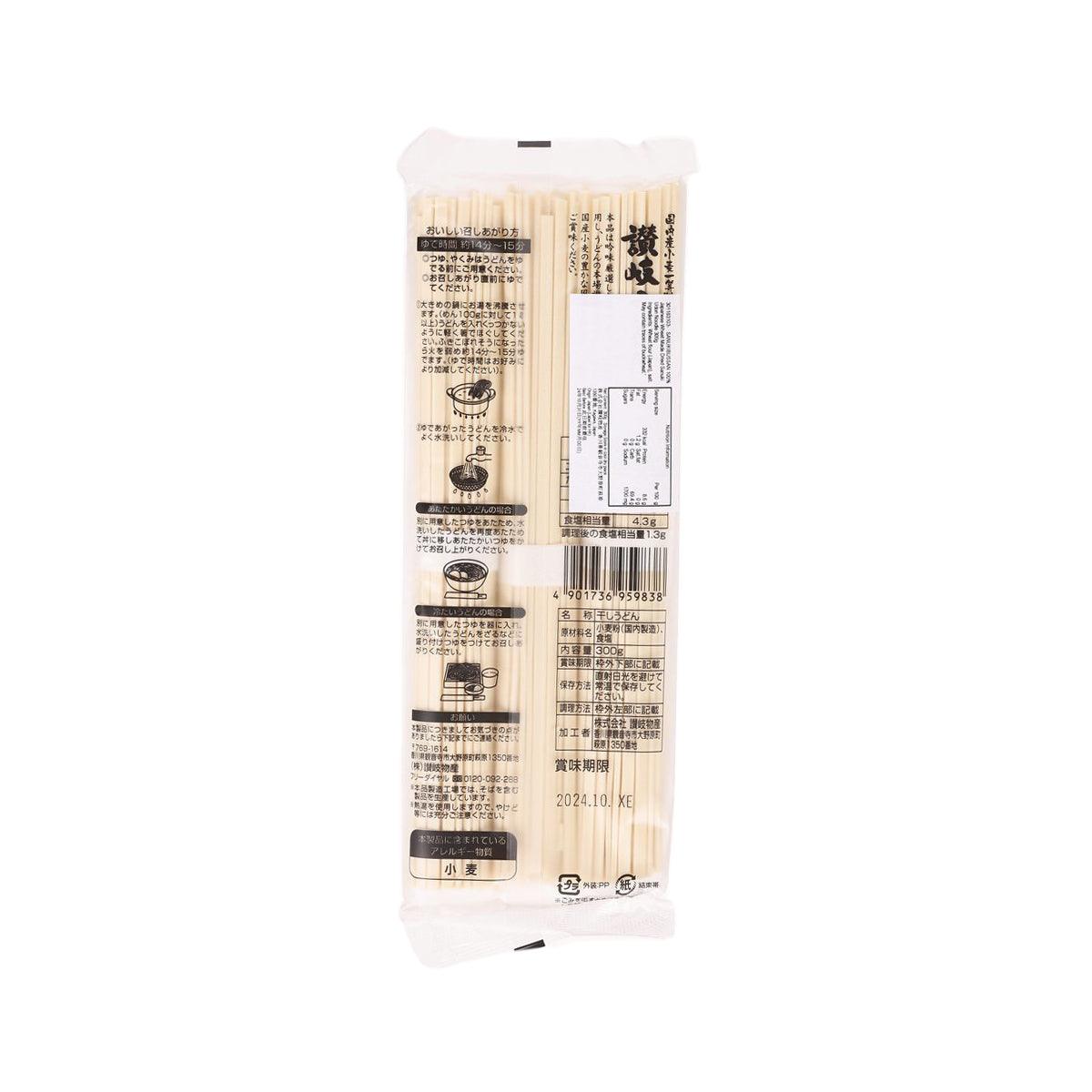 讚歧物產 100%日本小麥製讚岐乾烏冬  (300g)