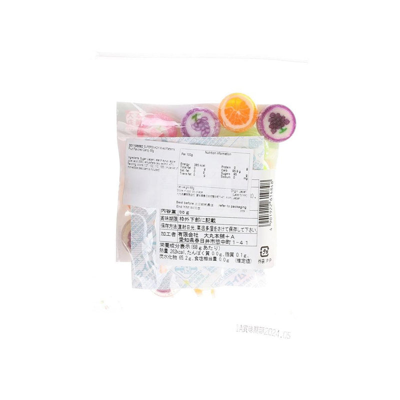 CITYSUPER Mixed Patterns Fruit Flavored Candy  (68g)