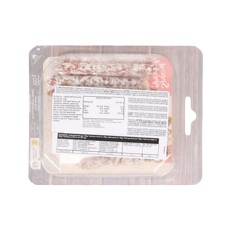 HENRI RAFFIN Air Dry Mini Salami  (100g)