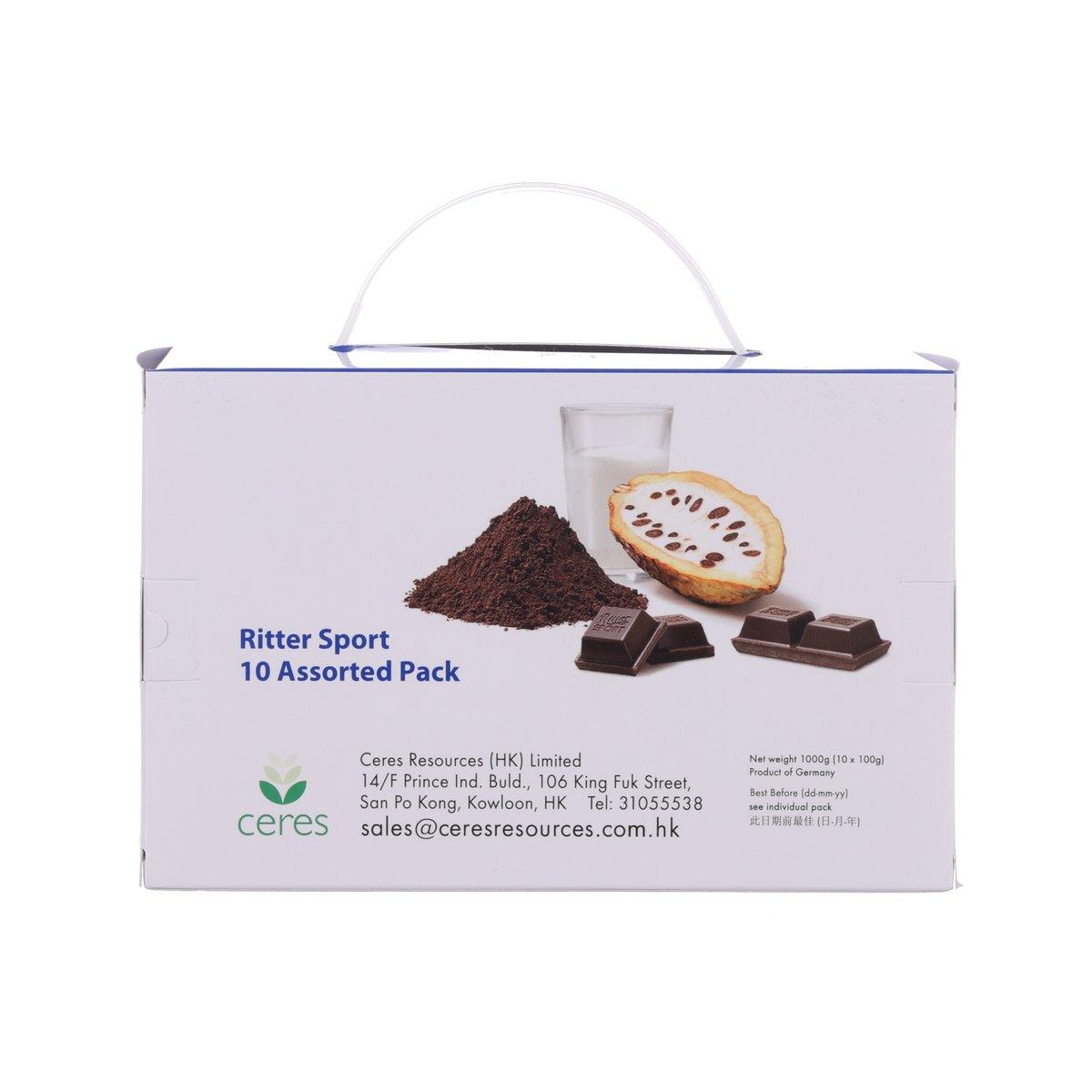 RITTER SPORT Chocolate Gift Box  (1000g)