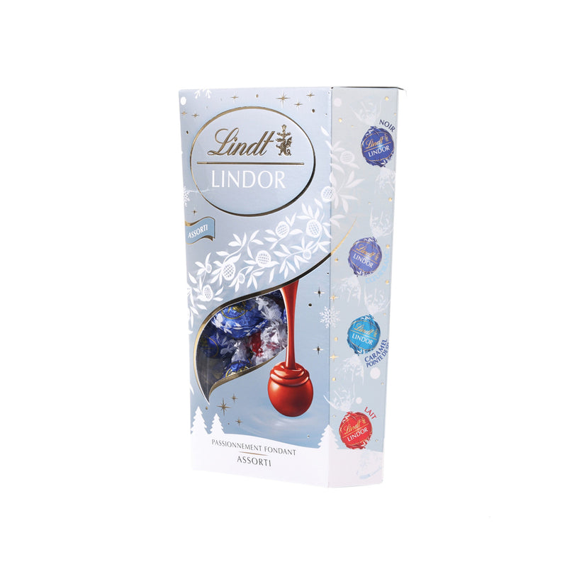 LINDT Lindor Passionnement Fondant Assorted Chocolate Balls - Xmas  (337g)