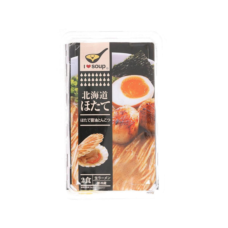 NAMTIEN SEIMEN Scallop & Soy Sauce Flavour Porkbone Soup Ramen Noodles  (2 x 188g)
