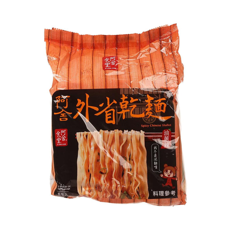 A-SHA Chinese Noodles with Spicy Chinese Shallot  (5 x 95g)