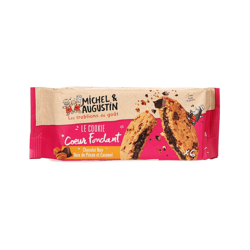 MICHEL & AUGUSTIN Cookies with Pecans, Chocolate Chips, Caramel and Dark Chocolate Filling  (180g)