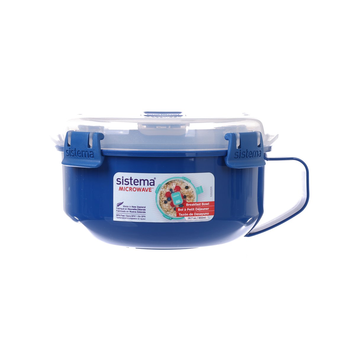 SISTEMA 微波爐早餐碗 850mL