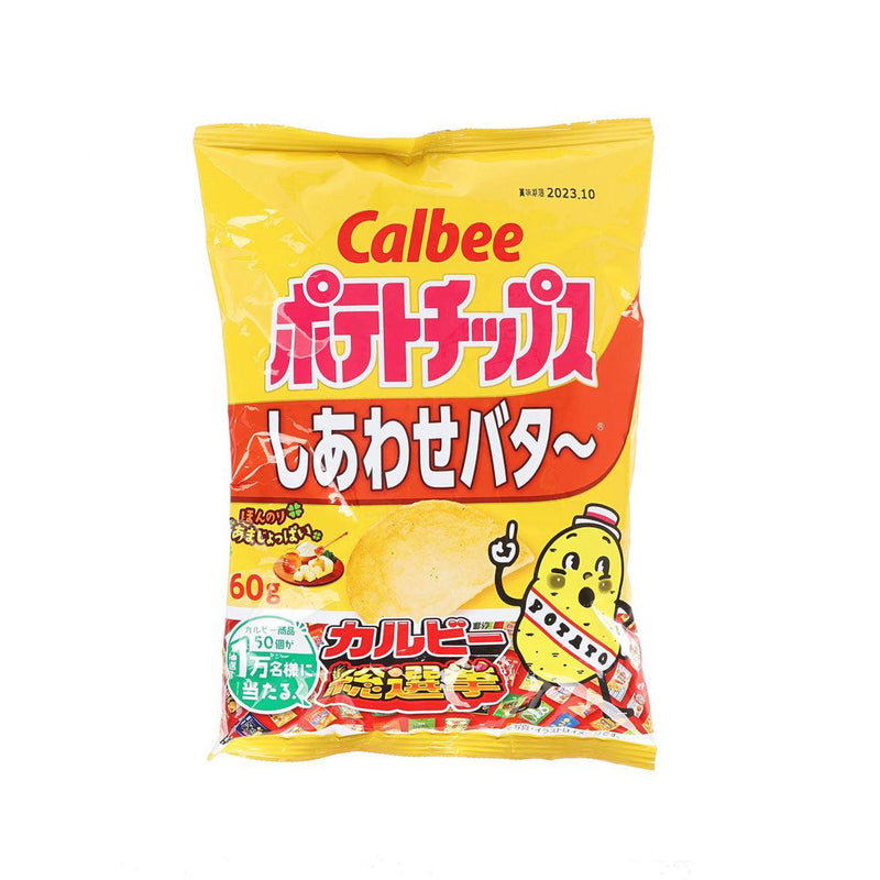 CALBEE Potato Chips - Shiawase Butter  (60g)