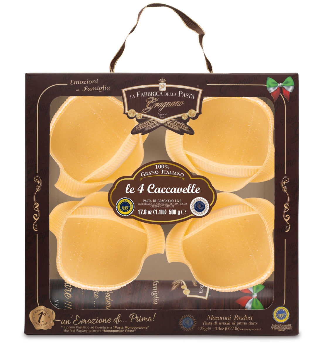 LA FABBRICA DELLA Artisanal Caccavella Pasta  (125g)