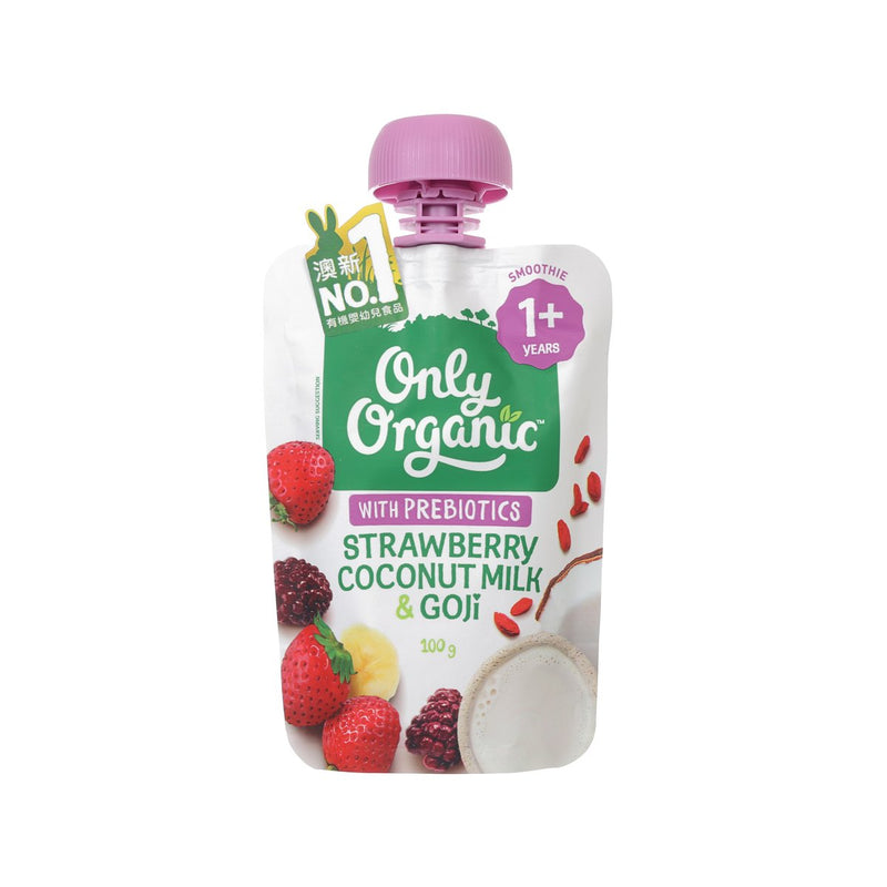 ONLY ORGANIC 有機椰子草莓枸杞奶昔  (100g)
