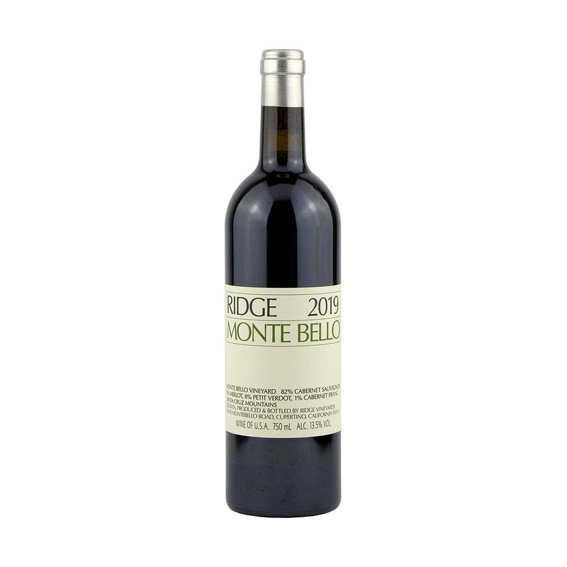 RIDGE VINEYARDS Santa Cruz Mountains Monte Bello 19 (750mL)