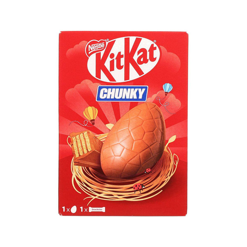 NESTLE Kit Kat Milk Chocolate Easter Egg with Kit Kat Chunky Bar  (110g)