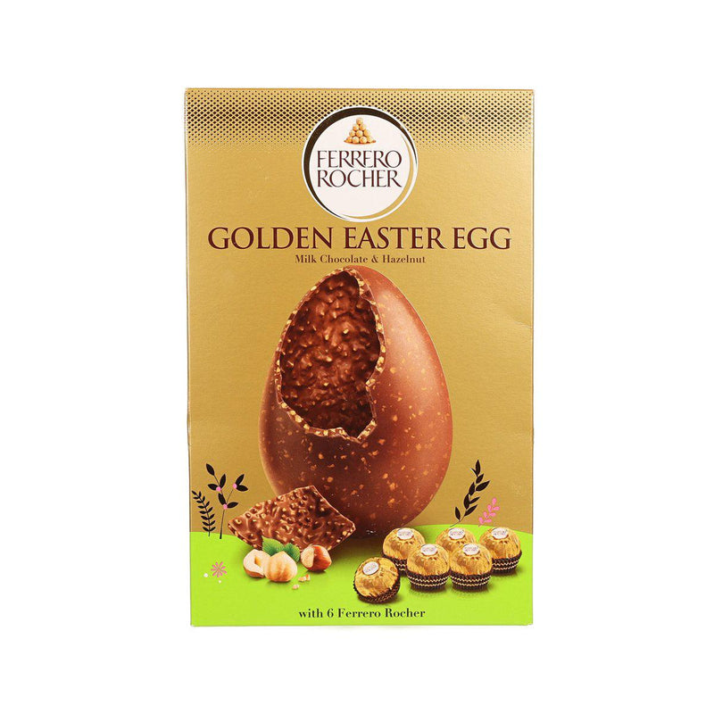 FERREROROCHER Milk Chocolate & Hazelnut Egg with Ferrero Rocher Hazelnut Chocolate  (250g)