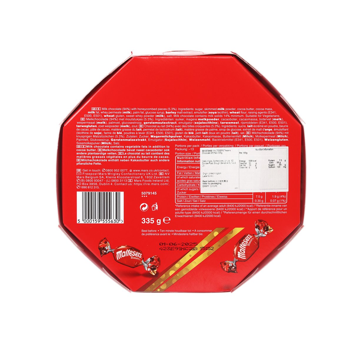 MALTESERS Teasers Chocolate Gift Pack  (335g)