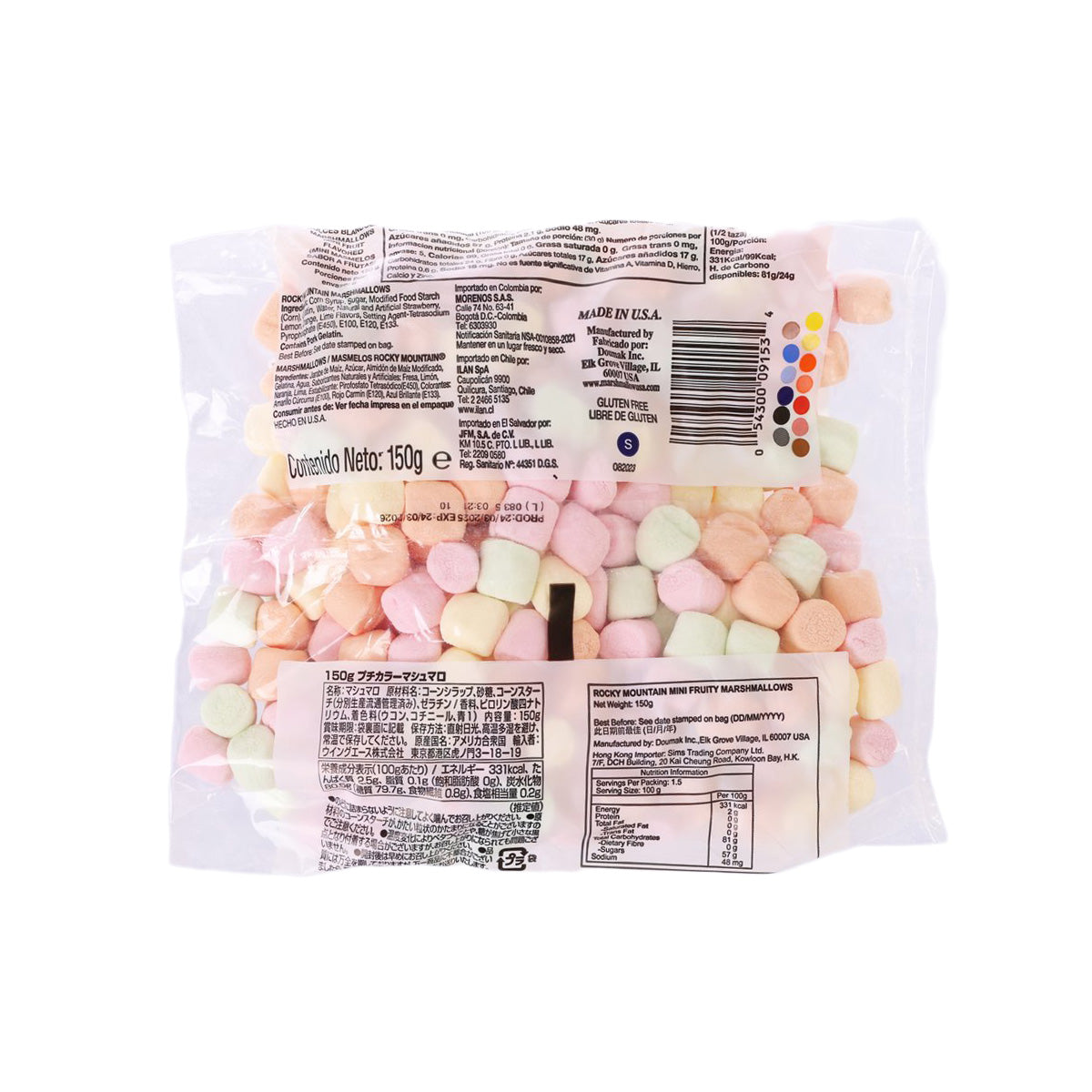 ROCKY MOUNTAIN Mini Fruity Marshmallows  (150g)