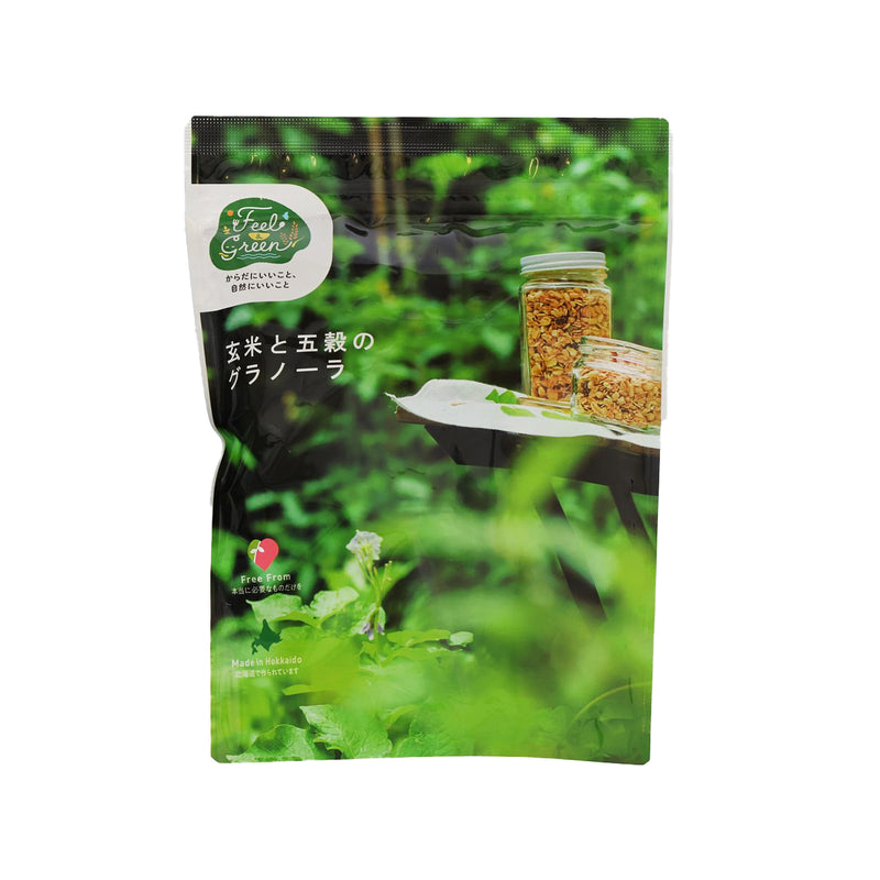 NIHONSHOKUHIN Brown Rice Granola with Five Types of Cereals  (200g)