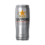 SAPPORO Premium Beer - Silver Can (Alc 5%) [Can]  (650mL)