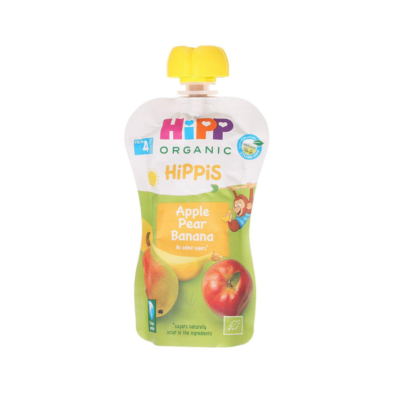 HIPP 有機蘋果梨香蕉果蓉 (100g, 100g)