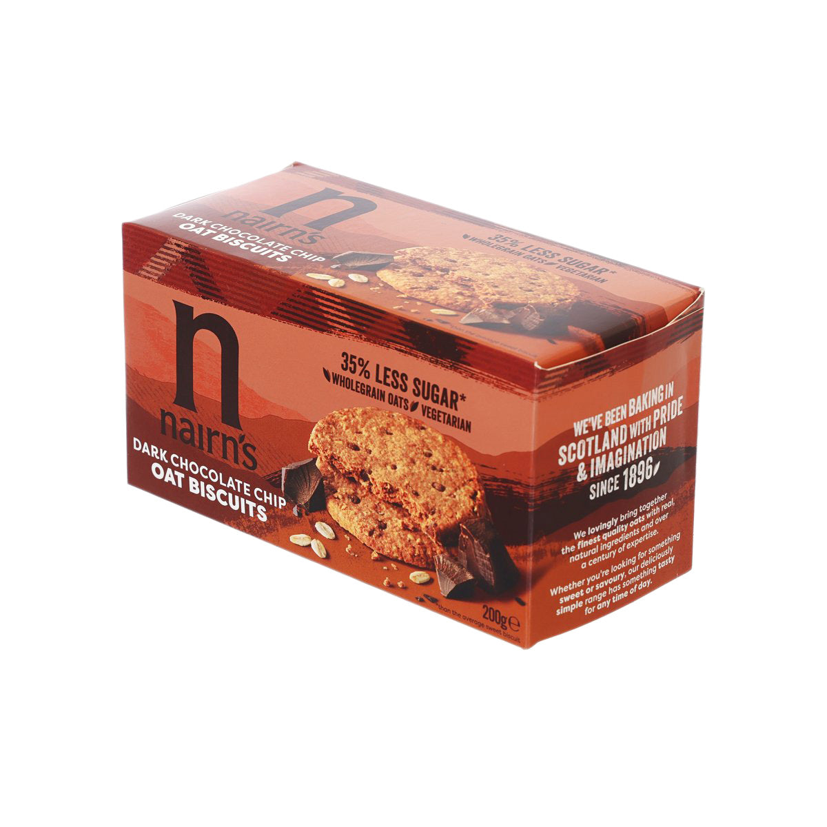 NAIRN'S Dark Chocolate Chip Oat Biscuits  (200g)