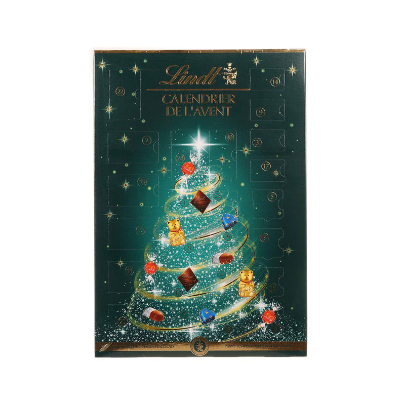 LINDT Xmas Tree Advent Calendar with Chocolate  (221g)