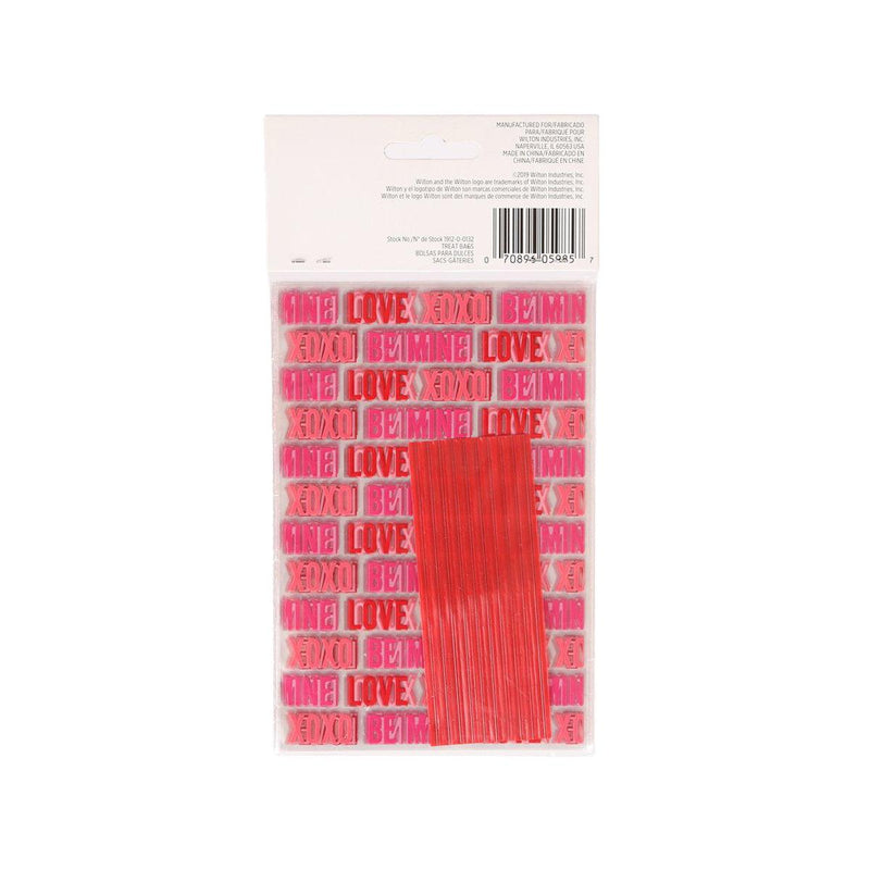 WILTON Valentine Mini Treat Bag - Love  (20pcs)