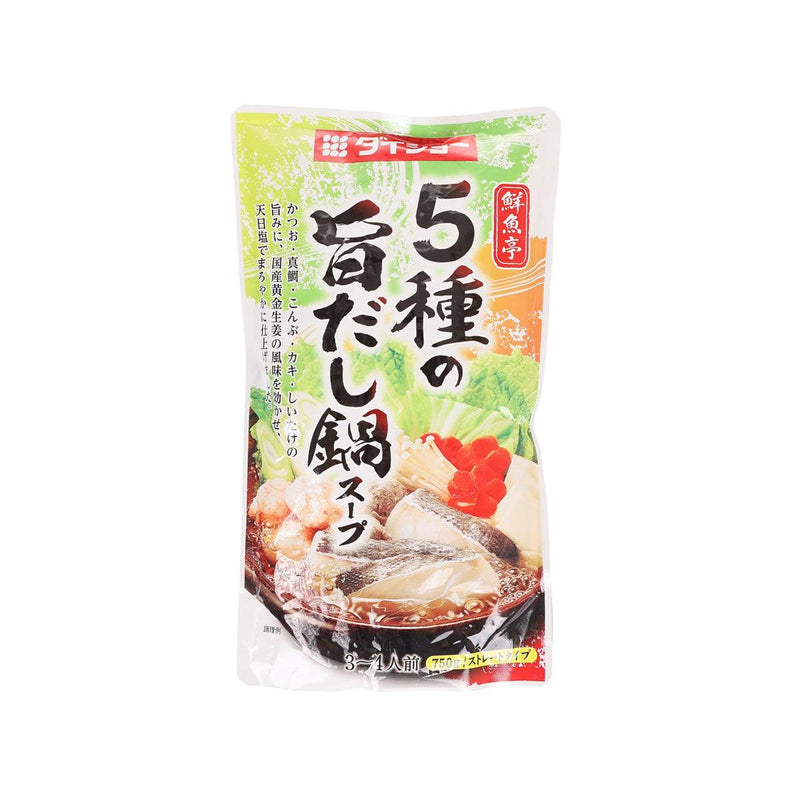DAISHO Soup of 5 Umami Ingredients for Hot Pot  (750g)