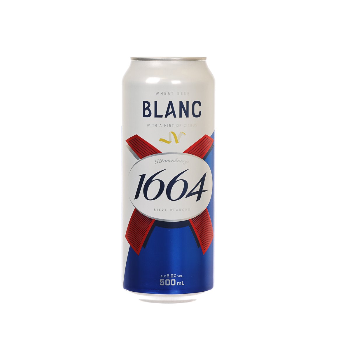KRONENBOURG 1664 Blanc Wheat Beer (Alc. 5%) [Can]  (500mL)