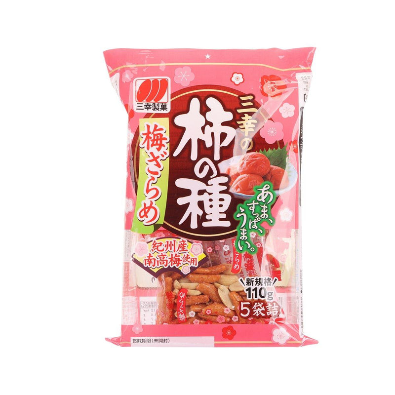 SANKO Kakinotane Rice Cracker & Peanut Snack - Plum & Sugar  (110g)