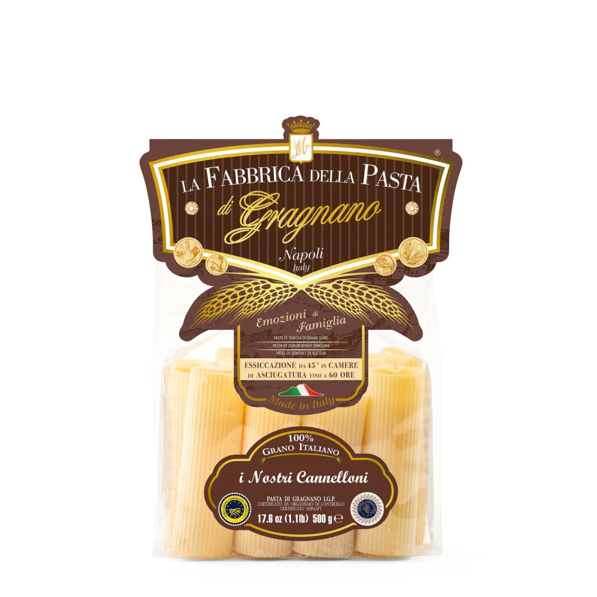 LA FABBRICA DELLA Artisanal I Nostri Cannelloni Pasta  (250g)