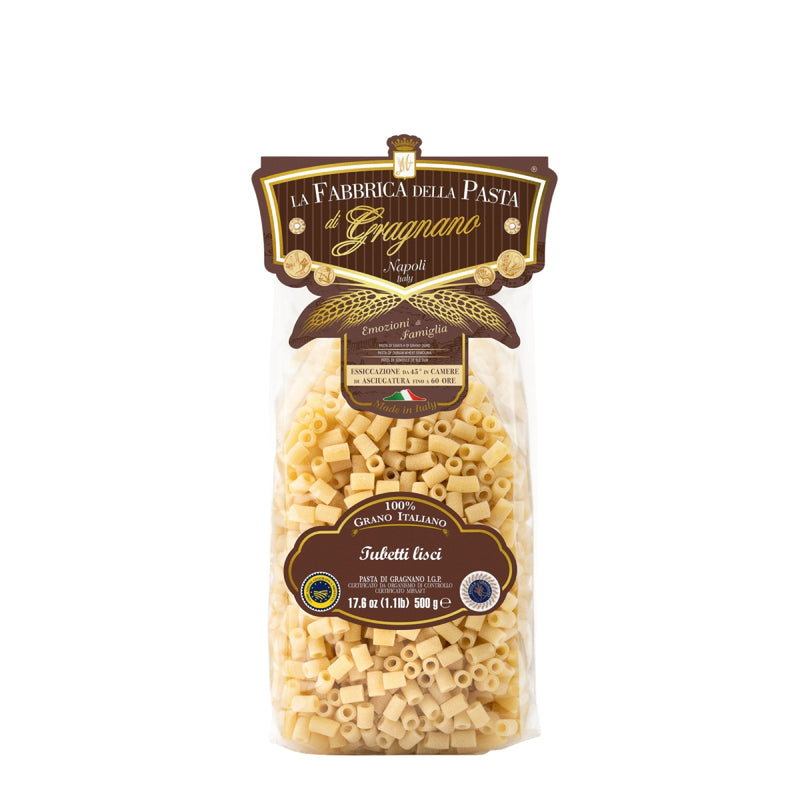 LA FABBRICA DELLA E Tubetti Lisci Pasta  (500g)