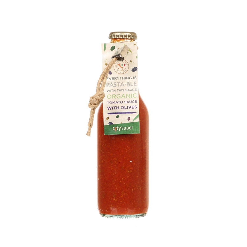 CITYSUPER X PERCHE CI CREDO Organic Tomato Sauce with Olives  (180g)