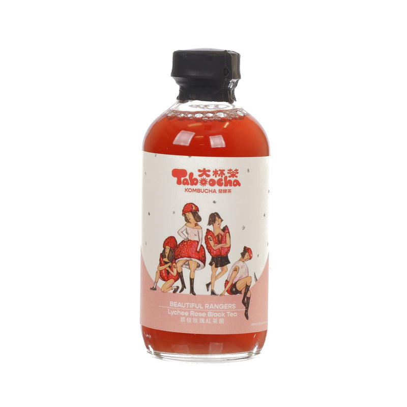 TABOOCHA Beautiful Rangers - Lychee Rose Black Tea Kombucha  (250mL)