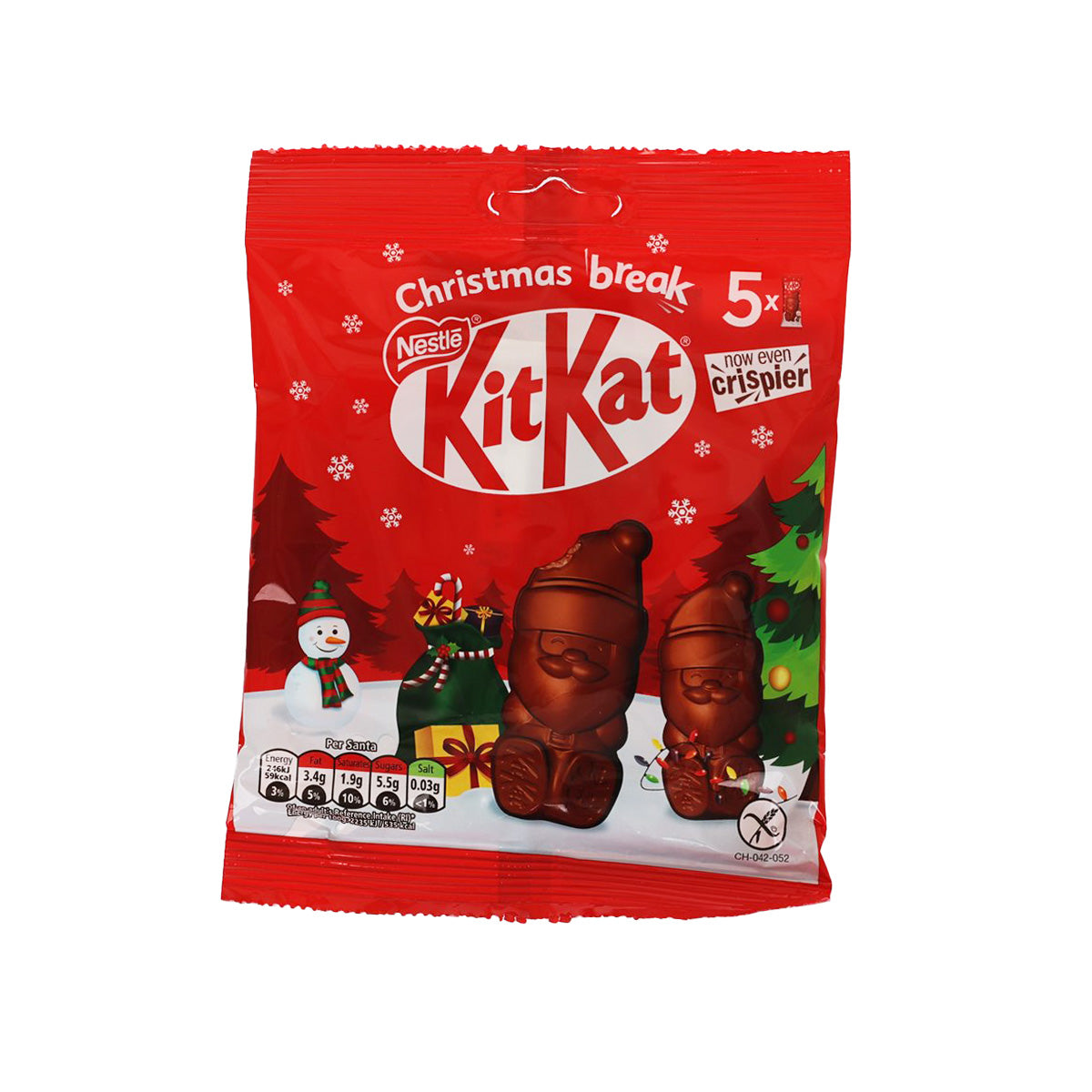 KITKAT Milk Chocolate Santa  (55g)