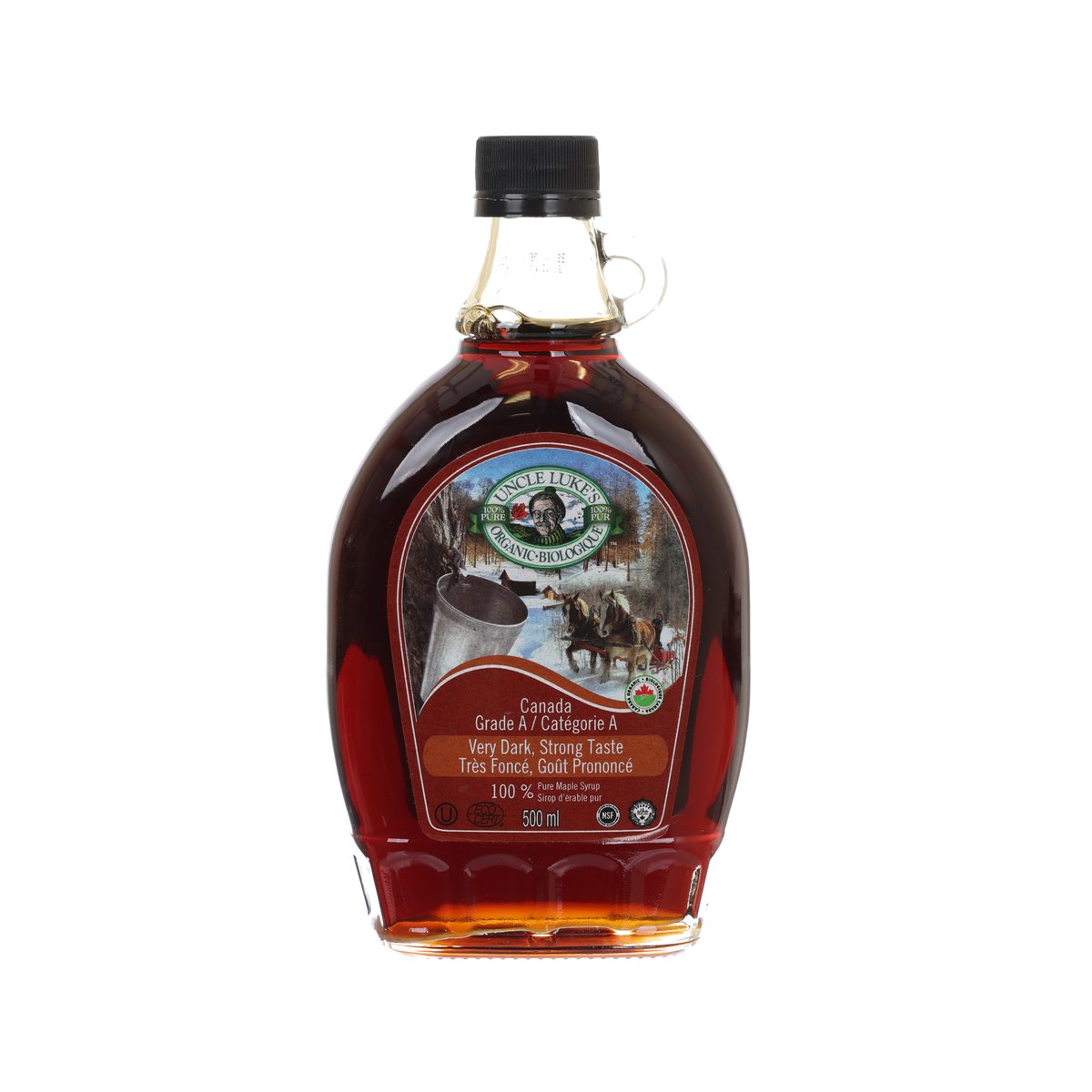 UNCLE LUKE'S 有機A級極黑楓糖漿 (500mL)