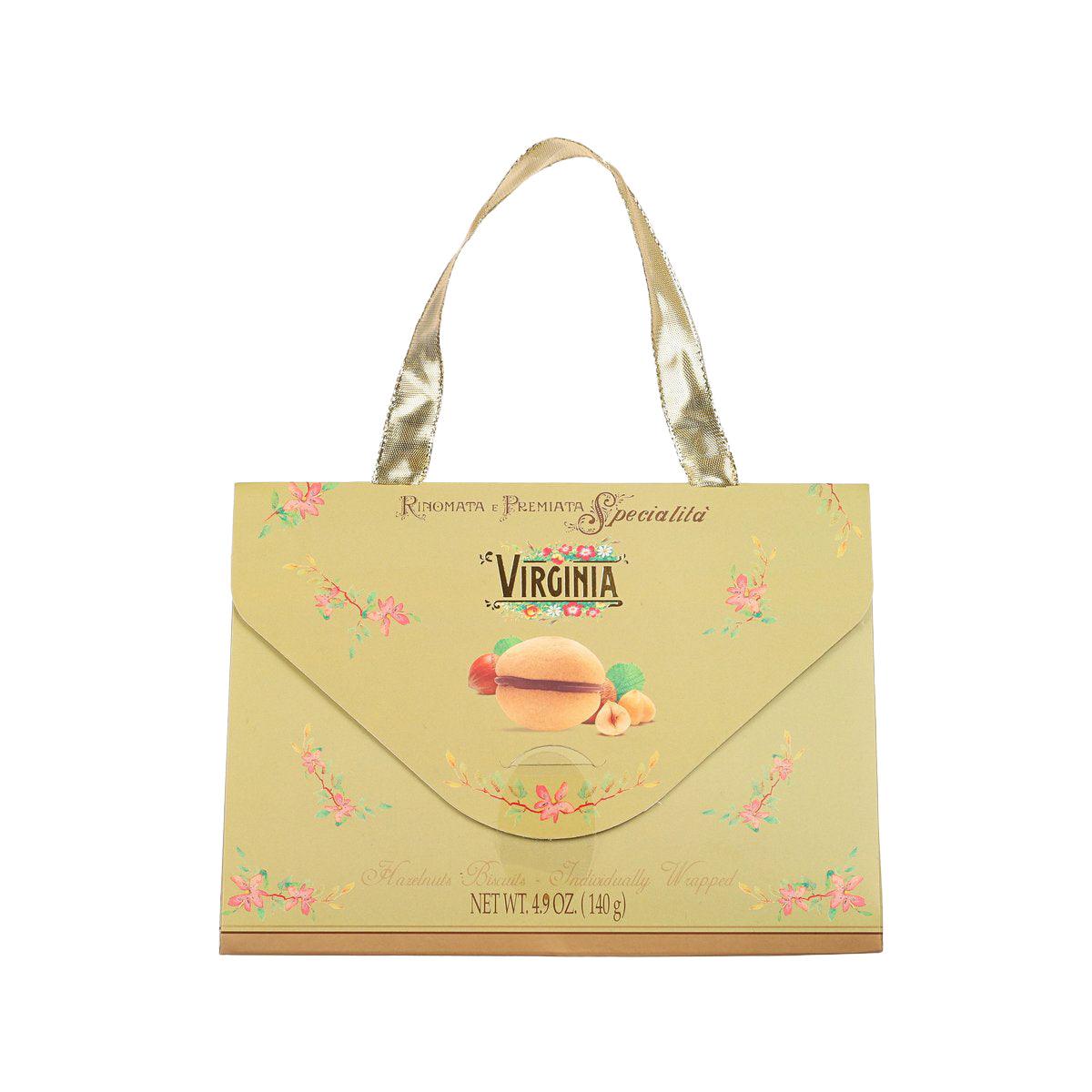 VIRGINIA Baci di Dama Hazelnut Biscuits - Green Bag  (140g)