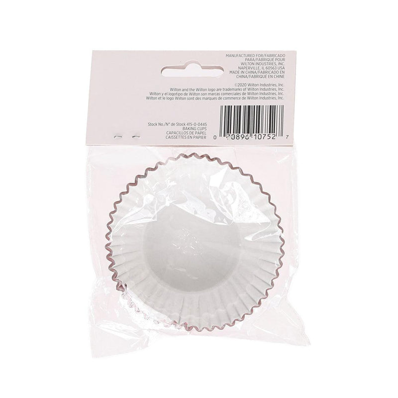 WILTON Valentine Foil Baking Cups - Heart  (24)