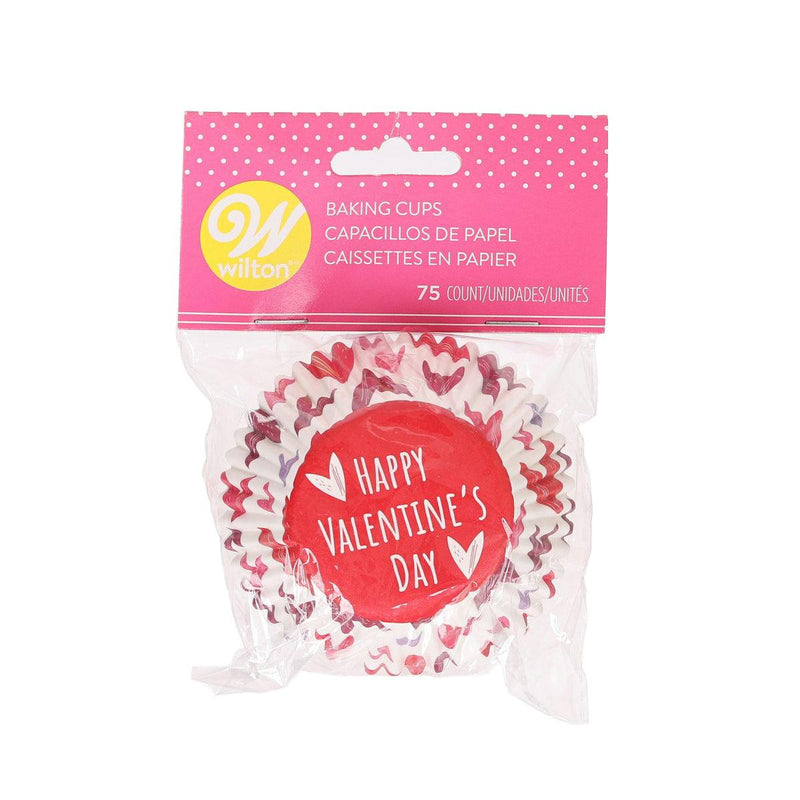 WILTON Valentine Baking Cups - Happy Valentine&