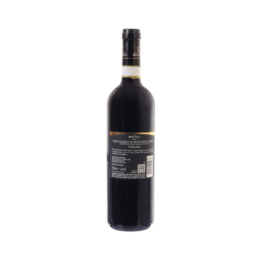 LA BRACCESCA Vino Nobile di Montepulciano Rosso DOCG 2021 (750mL)