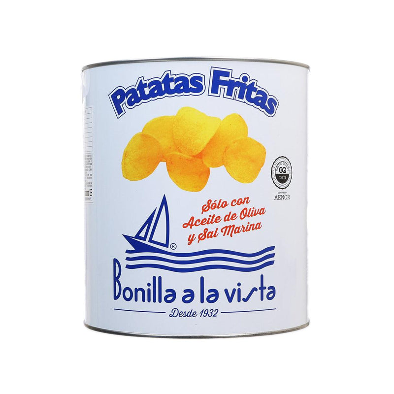 BONILLA A LA VISTA Spain Paint Bucket Potato Chips - White  (485g)