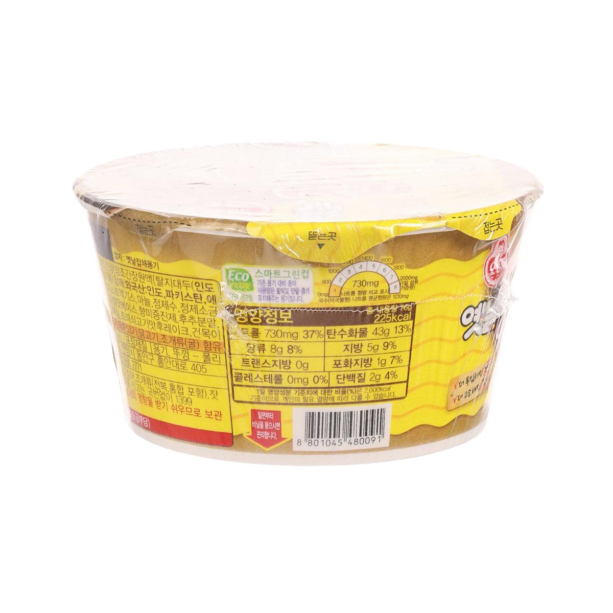 不倒翁 韓式炒粉絲杯麵 (76g)