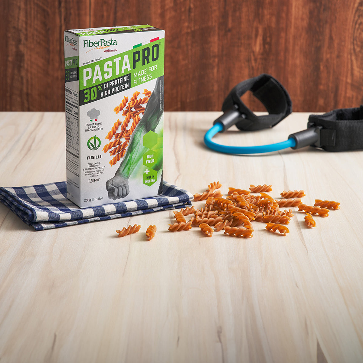 FIBERPASTA Pastapro 30% High Protein Fusilli  (250g)