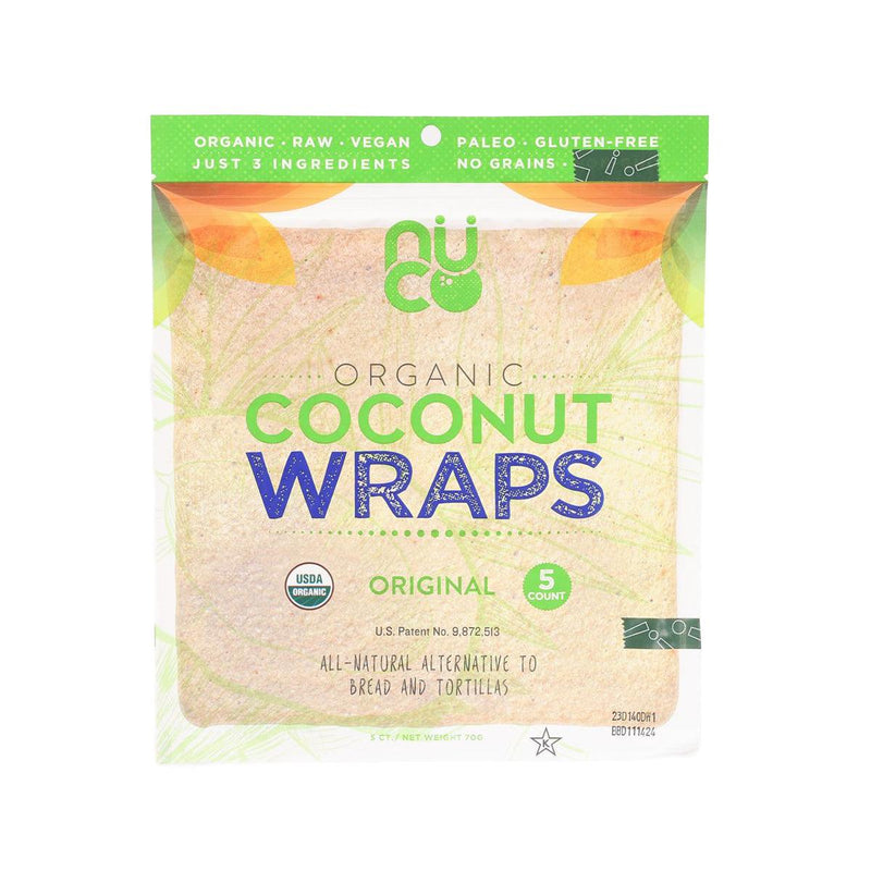 NUCO Organic Coconut Wraps - Original  (70g)