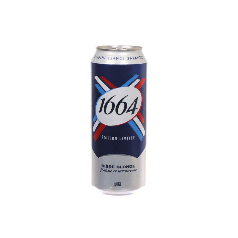 KRONENBOURG 1664 金黃啤酒 (酒精濃度5.5%) [罐裝] (500mL)