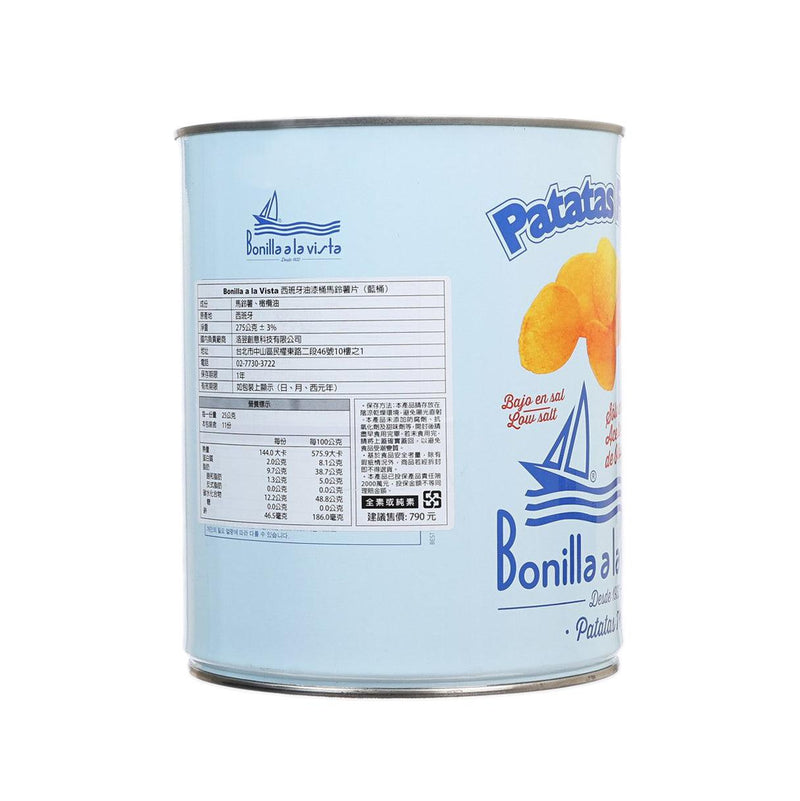 BONILLA A LA VISTA Spain Paint Bucket Potato Chips - Blue  (266g)