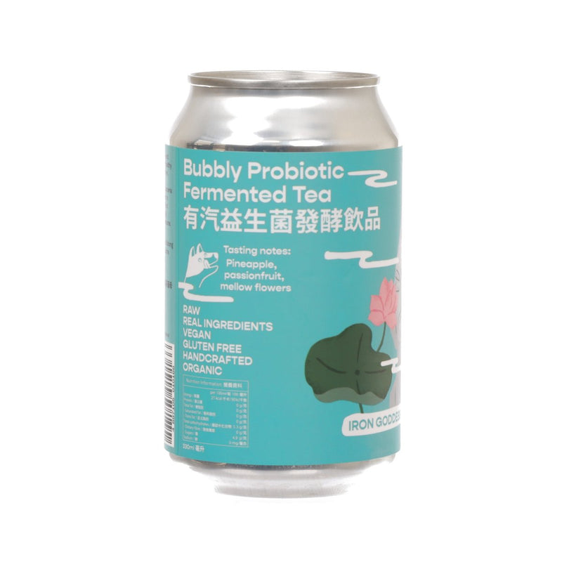 TABOOCHA Bubbly Probiotic Fermented Tea - Iron Goddess of Mercy Oolong Kombucha  (330mL)