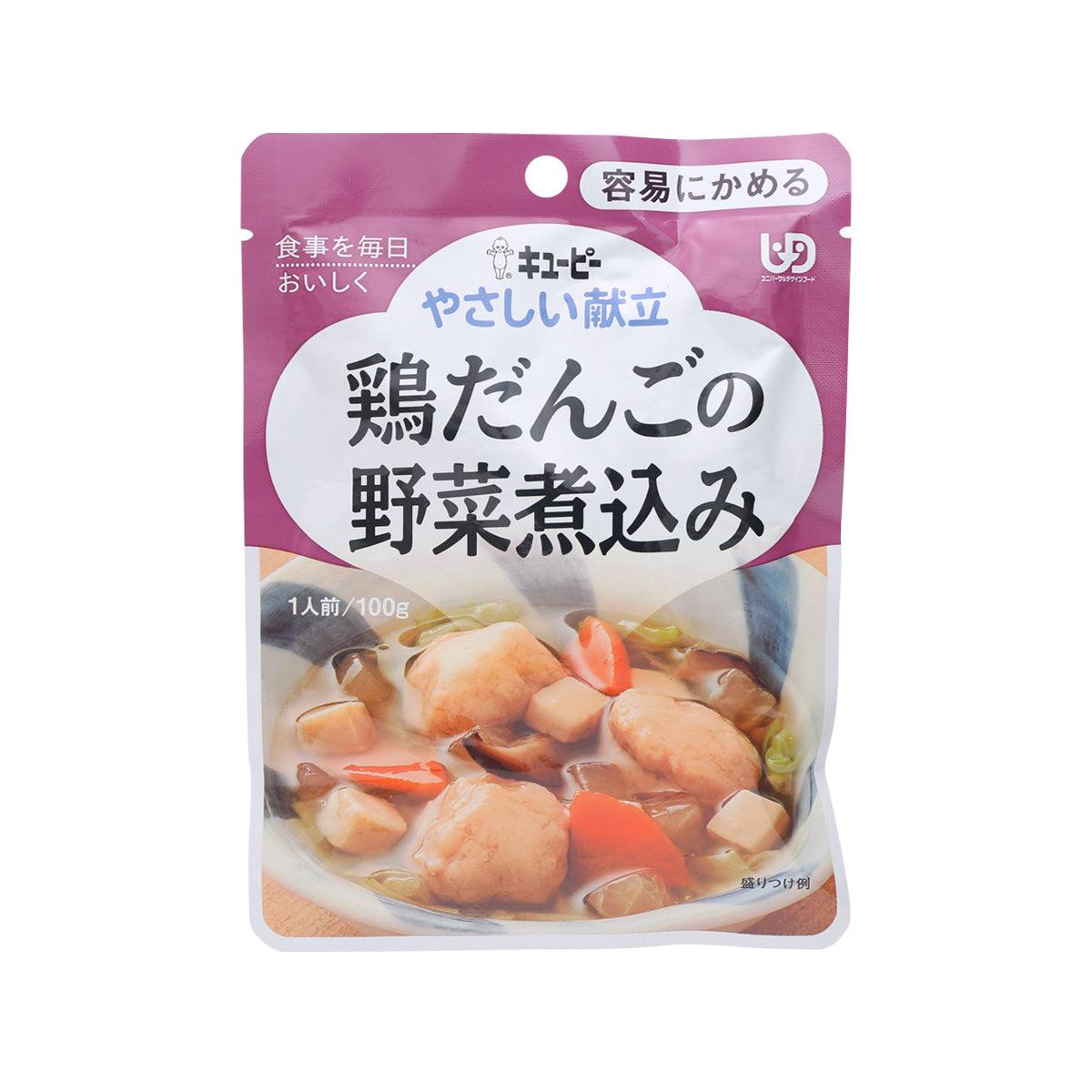 丘比 蔬菜燉雞肉餃子蓉 U1  (100g)