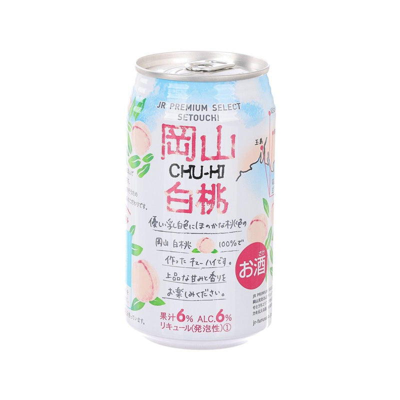 HOSHAKU Chu-Hi - Okayama White Peach Flavor (Alc 6.0%) [Can]  (350mL)