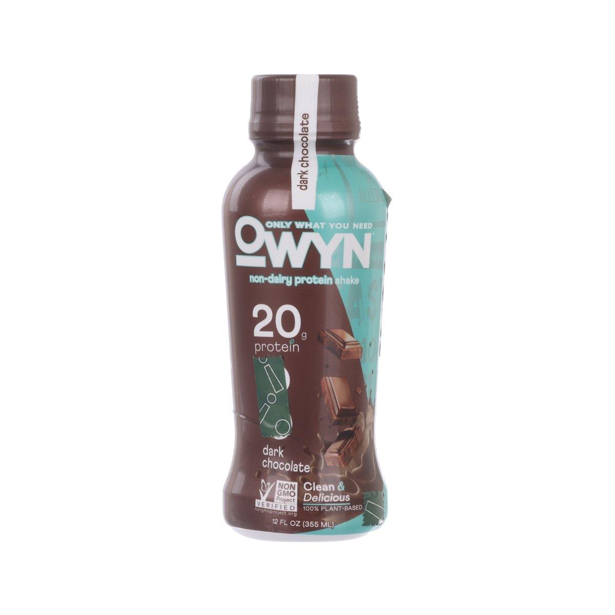 OWYN Plant Based Protein Drink - Dark Chocolate Flavor (355mL) – city ...