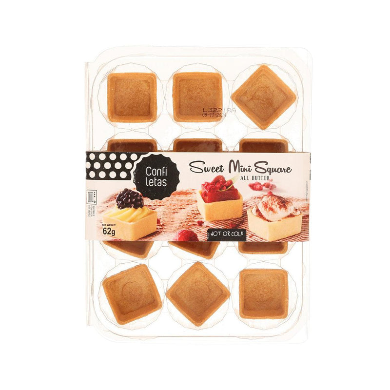 OLETAPAS All Butter Mini Square Tartlets  (62g)