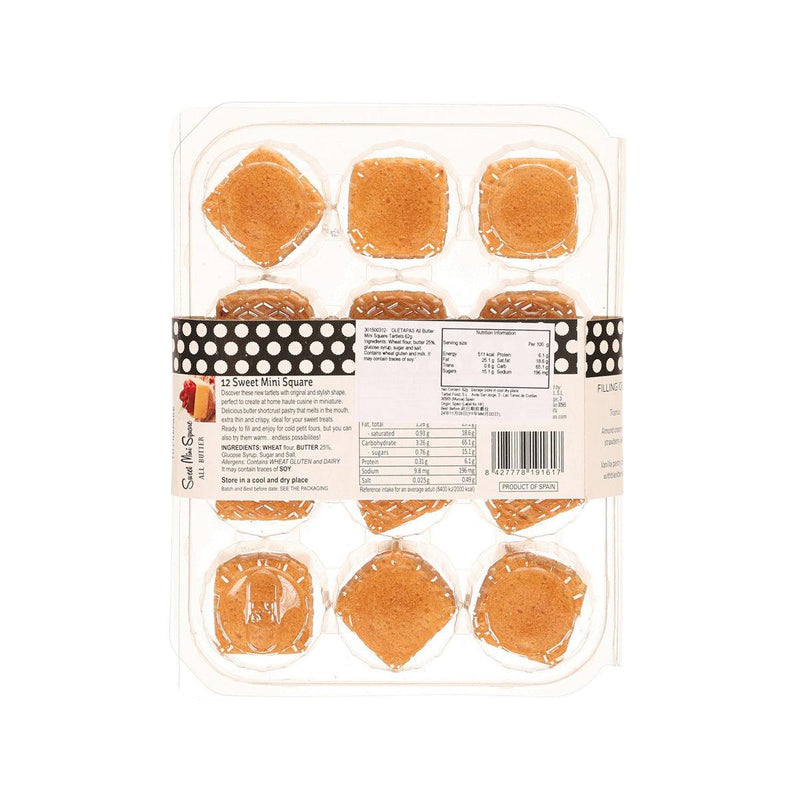 OLETAPAS All Butter Mini Square Tartlets  (62g)