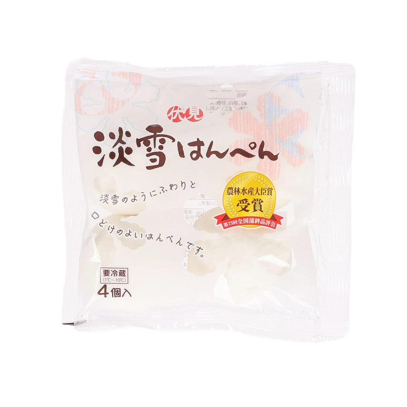 FUSHIMI KAMABOKO Awayuki Hanpen Boiled Soft Fish Cake  (4pcs)